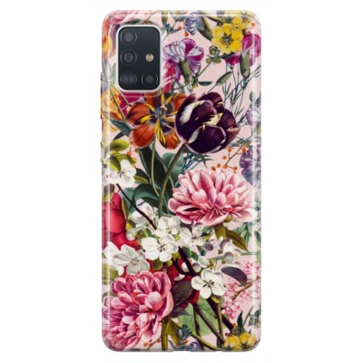 Husa Samsung Galaxy FLOWERS - PINK